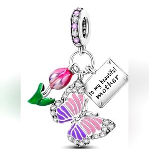 Mother charm fits pandora